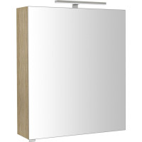 Sapho RIWA galerka s LED osvetlením, 60x70x17cm, brest bardini RIW060-0013