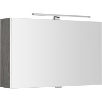 Sapho CLOE galerka s LED osvetlením 80x50x18cm, dub strieborný CE080-0011