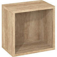 Sapho ESPACE otvorená policová skrinka 35x35x22cm, dub alabama ESC150-2222