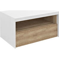 Sapho VIERA umývadlová skrinka 80x44x50cm, biela mat/dub Alabama VA080-2222
