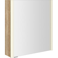 Sapho ALIX galerka s LED osvetlením 66x70x17,5 cm, ľavá/pravá, dub alabama AX166-0022