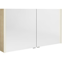 Sapho ALIX galerka s LED osvetlením, 2x dvierka, 126x70x17,5cm, brest bardini AX126-0013