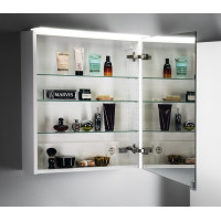 Sapho LINEX galerka s LED osvetlením, 60x70x15cm, ľavá/pravá, brest bardini LX060-0013