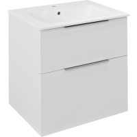 Sapho CIRASA umývadlová skrinka 59, 2x64x46cm, biela lesk CR601-3030