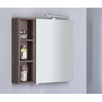 Sapho RIWA galerka s LED osvetlením, 60x70x17cm, borovica rustik RIW060-0016