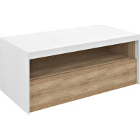 Sapho VIERA umývadlová skrinka 100x44x50cm, biela mat/dub Alabama VA100-2222