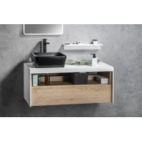 Sapho VIERA umývadlová skrinka 100x44x50cm, biela mat/dub Alabama VA100-2222