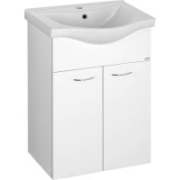 Aqualine KERAMIA FRESH umývadlová skrinka 51, 1x74x34cm, biela 50057