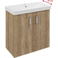 Sapho THEIA umývadlová skrinka 66, 3x70x35cm, 2x dvierka, dub alabama TH072-2222