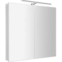 Sapho GRETA galerka s LED osvetlením, 81x70x14cm, biela mat GR080-0031