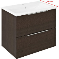 Sapho CIRASA umývadlová skrinka 58x54x39cm, borovica rustik CR592-1616