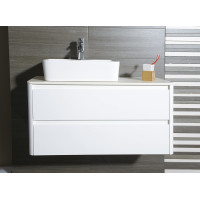 Sapho LUCIE umývadlová skrinka s rockstone doskou 89, 5x45x44, 5cm, biela / rare rock LU090-3030-01