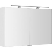 Sapho LUCIE galerka s LED osvetlením, 106x70x17cm, biela LU105-0030