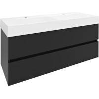 Sapho ODETTA umývadlová skrinka 118x50x43,5 cm, antracit matný DT120-3434