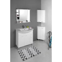 Aqualine ZOJA/KERAMIA FRESH skrinka rohová 35x78x35cm, biela 50321