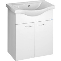 Aqualine KERAMIA FRESH umývadlová skrinka 60, 6x74x34 cm, biela 50063A