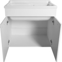 Aqualine Skrinka pod výlevku 78x70x48cm, biela 57036