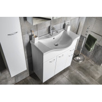 Aqualine KERAMIA FRESH umývadlová skrinka 75, 2x74x34, 4cm, biela 50082A
