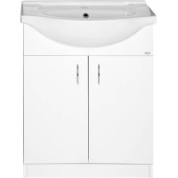 Aqualine SIMPLEX ECO 65 umývadlová skrinka vrátane umývadla 63x83, 5x30, 7cm SIME650