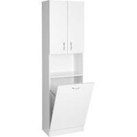 Aqualine SIMPLEX ECO vysoká skrinka s košom 50x180x30cm SIME510