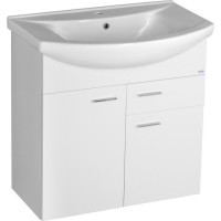Aqualine ZOJA umývadlová skrinka 71, 5x74x34cm, biela 51075A