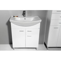 Aqualine ZOJA umývadlová skrinka 71, 5x74x34cm, biela 51075A