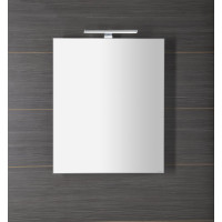 Sapho GRETA galerka s LED osvetlením, 60x70x14cm, biela mat GR060-0031