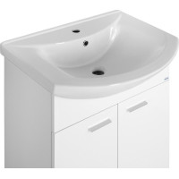Aqualine ZOJA umývadlová skrinka 61, 5x74x32cm, biela, 2x dvierka 51063