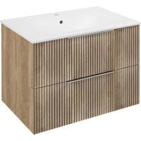 Sapho CIRASA umývadlová skrinka 69, 8x52x46cm, dub Alabama strip CR701-2322