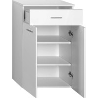 Aqualine ZOJA/KERAMIA FRESH skrinka spodná so zásuvkou 50x78x29cm, biela 50313