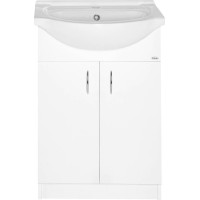 Aqualine SIMPLEX ECO 50 umývadlová skrinka vrátane umývadla 47x83, 5x29cm SIME500