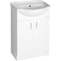 Aqualine SIMPLEX ECO 60 umývadlová skrinka vrátane umývadla 58, 5x83, 5x30, 7cm SIME600