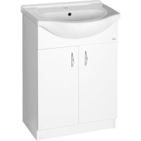 Aqualine SIMPLEX ECO 65 umývadlová skrinka vrátane umývadla 63x83, 5x30, 7cm SIME650