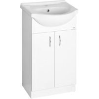 Aqualine SIMPLEX ECO 50 umývadlová skrinka vrátane umývadla 47x83, 5x29cm SIME500