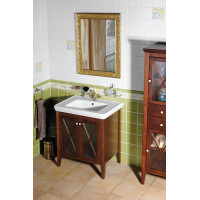 Sapho CROSS umývadlová skrinka 55x81x43cm, mahagón CR060