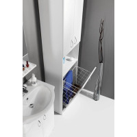 Aqualine SIMPLEX ECO vysoká skrinka s košom 50x180x30cm SIME510