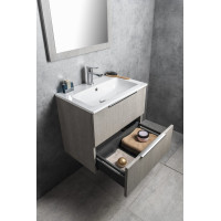 Sapho CIRASA umývadlová skrinka 48x54x39cm, dub strieborný CR492-1111