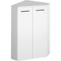 Aqualine ZOJA/KERAMIA FRESH skrinka rohová 35x78x35cm, biela 50321
