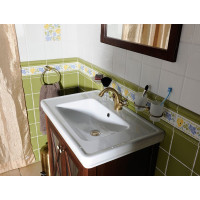 Sapho CROSS umývadlová skrinka 55x81x43cm, mahagón CR060