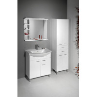 Aqualine ZOJA/KERAMIA FRESH skrinka vysoká so zásuvkami 50x184x29cm, biela 51291