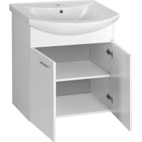Aqualine ZOJA umývadlová skrinka 61, 5x74x32cm, biela, 2x dvierka 51063