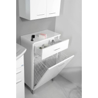 Aqualine ZOJA/KERAMIA FRESH skrinka spodná s košom 50x78x29cm, biela 51310