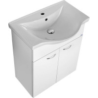 Aqualine KERAMIA FRESH umývadlová skrinka 60, 6x74x34 cm, biela 50063A