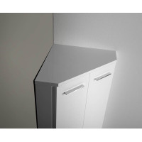 Aqualine ZOJA/KERAMIA FRESH skrinka rohová 35x78x35cm, biela 50321