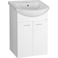 Aqualine ZOJA umývadlová skrinka 50, 5x74x30cm, biela 51055A