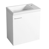 Aqualine ZOJA umývadlová skrinka 44x50x25, 3cm, biela 51046