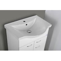 Aqualine KERAMIA FRESH umývadlová skrinka, 1 zásuvka, 60, 6x74x34cm, biela 50064A