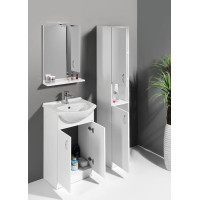 Aqualine SIMPLEX ECO 50 umývadlová skrinka vrátane umývadla 47x83, 5x29cm SIME500