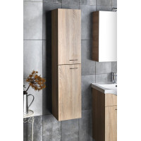 Aqualine ZOJA/KERAMIA FRESH skrinka vysoká 30x140x20cm, dub platín 51157