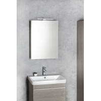 Sapho GRETA galerka s LED osvetlením, 50x70x14cm, biela mat GR050-0031